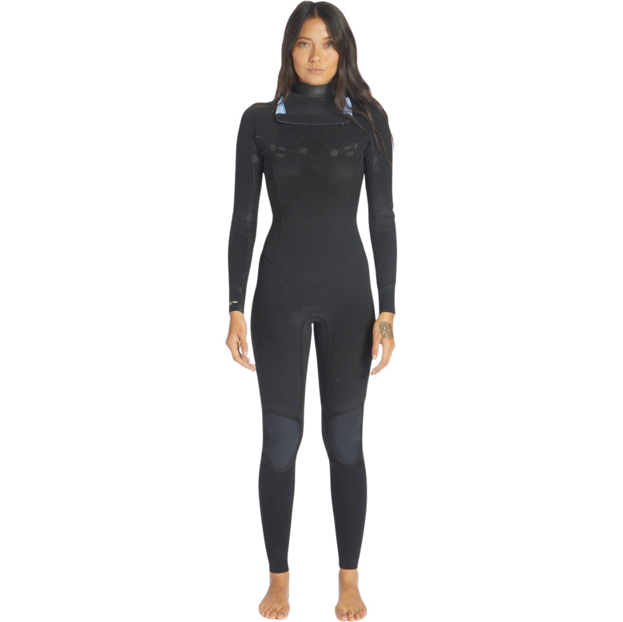 2026 Billabong Womens Salty Dayz Natural 4/3mm Chest Zip Wetsuit ABJW100196 - Black